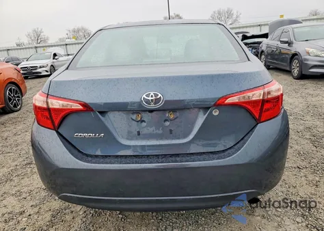 2017 Toyota Corolla L из США, поврежденный, VIN 2T1BURHE4HC790065